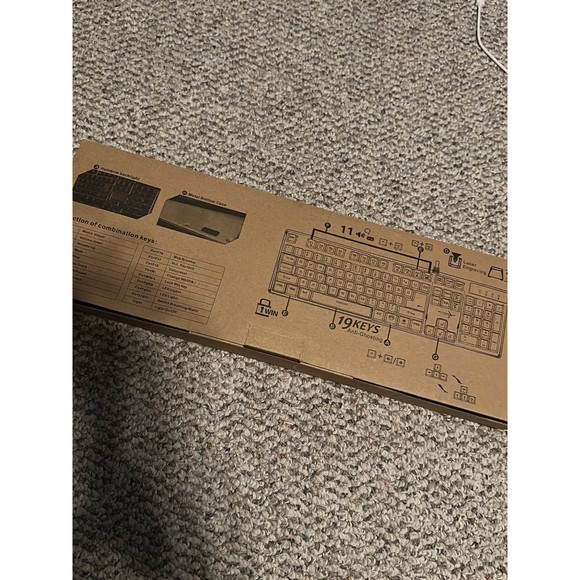 Skytech Gaming Rainbow Backlight Black Wired Keyboard - Picture 3 of 4